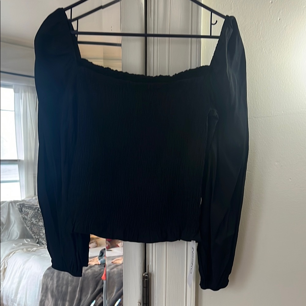 Elegant Black Women's Top